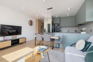 Nowoczesny Rodzinny Apartament z Klimatyzacją i Parkingiem w Krakowie by Renters Prestige - Cracovia - 6