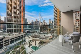 Luxury 1BR in Business Bay with Burj Khalifa Views, Balcony, Pool and Gym Access - 9