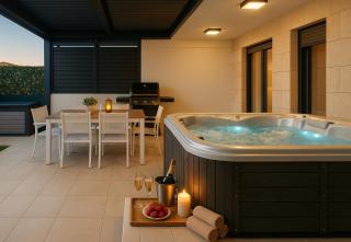 Luxury Apartment Mona with Garden & Jacuzzi in Zadar, Borik - Zadar - 0