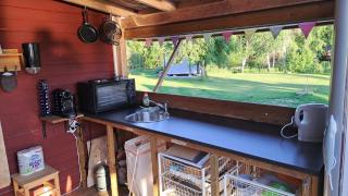 Tunneltent, minicamping Nästorp broa - 1