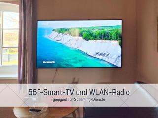 BUDDE4 Fewo Katja - Early Check-in, extralange Betten 220 cm, separates WC - Sassnitz - 3