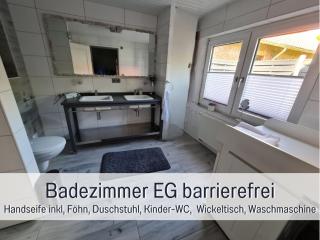 Ferienhaus Ankerplatz Ihlienworth - Top bewertet von Hundehaltern - Hunde willkommen, nicht nur geduldet - hoher Zaun -Whirlpoolwanne - Infrarotkabine - familienfreundlich - Wellness - EG barrierefrei - 5