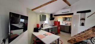 Gîte de village 2p, terrasse de toit et jacuzzi privatif - Aubignas - 7