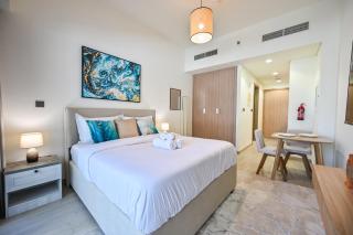 Cozy Studio with Balcony in Azizi Riviera and 10 Mins to Burj Khalifa - 9