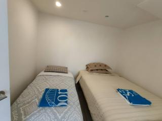 3 Double Beds and 1 Single Bed and 2 Double Sofa Beds in a small 2 Bedrooms Penthouse - Auckland - 6