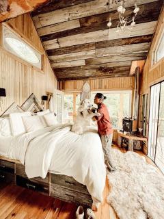 Stunning Pet-Friendly Treehouse for Relaxing Glamping Retreats in North Carolina - Waynesville - 4