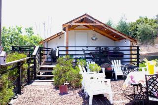 Pet Friendly Impressive Safari Tent with Hot-tub in Rainbow, California - - 0