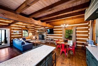 Incredible Log Cabin with Fireplace, Fire Pit and Hot-tub in Mentone, Alabama - Mentone - 9