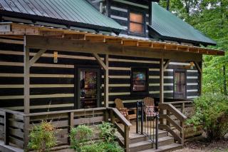 Incredible Log Cabin with Fireplace, Fire Pit and Hot-tub in Mentone, Alabama - Mentone - 4