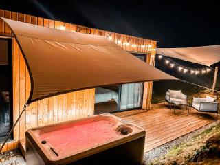 Chalet insolite - SPA - Vue Pyrénées - Brasero - Lasseube - 8