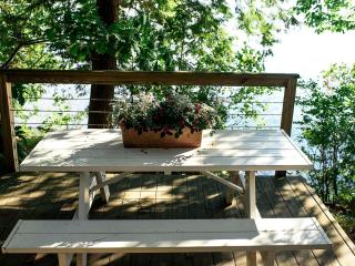 Rustic Off-The-Grid Cabin Rental for Three on Private Island near Augusta, Maine - - 4