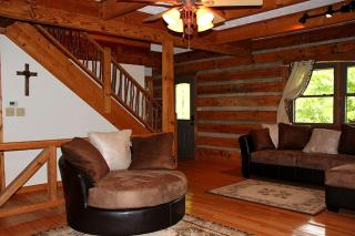 Rustic Log Cabin Rental with a Hot Tub near Asheville, North Carolina - Clyde - 9