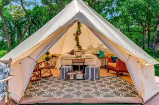 Charming Tent with Fire Fit and Barbecue in Saint Croix Falls, Wisconsin - 9