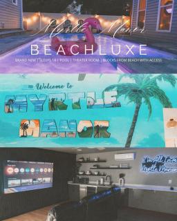 Myrtle Manor - Pool, Theater, Beach Access, Sleeps 14 - Myrtle Beach - 0
