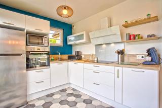 L'effet mer Maison rénovée lumineuse tout confort belle terrasse grand jardin clos sans vis à vis parking jeux pour enfants 5 mn à pied de la plage d'Asnelles et centre bourg - proche Bayeux au coeur des plages du débarquement - 3