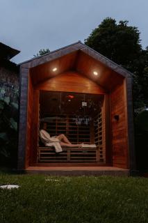 Tiny home, Outdoor bath, Infrared Sauna, Fire pit - Cardiff - 2