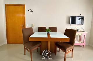 Apto em Torres-RS - Smart Tv - Wifi - Ar condicionado - 3 min da Praia da Cal - Churrasqueira - Vaga para 01 carro - Aceita Pet - 7