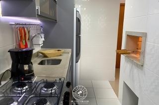 Apto em Torres-RS - Smart Tv - Wifi - Ar condicionado - 3 min da Praia da Cal - Churrasqueira - Vaga para 01 carro - Aceita Pet - 4