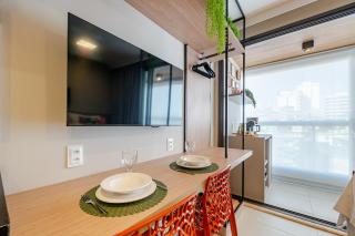 Salvador Studio na Barra - Barra Premium - Melhor Localização da Barra - Piscina com vista mar, climatizado, beira mar, TV a Cabo, Internet para Home Office, cafeteira, forno airfryer, cooktop, microondas, próximo ao Shopping Barra - Salvador - 3