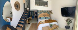 cala luna spa vue mer , clim, à 50m de la plage , literie luxe , entièrement équipé - 4
