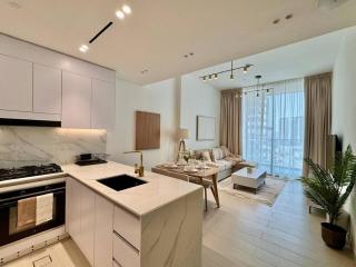 Modern 1br W Calm Interiors Jvc Dubai - 5