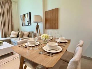 Modern 1br W Calm Interiors Jvc Dubai - 1