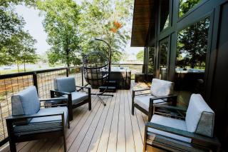 Cozy Modern Cabin with Deck and Hot Tub in Cedar Bluff, Alabama - Gaylesville - 9