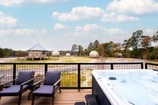 Cozy Modern Cabin with Deck and Hot Tub in Cedar Bluff, Alabama - Gaylesville - 8