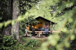 Delightful Safari Tent with Fire Pit and Sauna in North Woodstock, New Hampshire - North Woodstock - 0