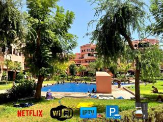 Luxury Apartment in Marrakech Premium Village 5 Pools free Parking - 8