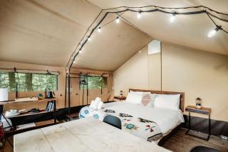 Impressive Romantic Safari Tent with Outdoor Sauna in New Hampshire - North Woodstock - 6