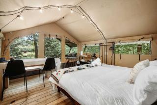 Impressive Romantic Safari Tent with Outdoor Sauna in New Hampshire - North Woodstock - 1