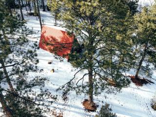 Cool A-Frame Cabin Rental in New Mexico, for Unforgettable Vacations on the Pecos River - - 0