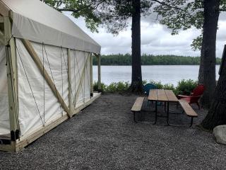 Pet-Friendly Glamping Vacations at this Waterfront Safari Tent in Naples, Maine - Naples - 0