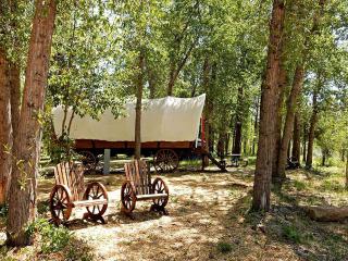 Ohio Glamping Destination in this Covered Wagon in Arcanum - 6