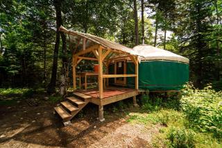 Cozy Yurt in the Peaceful Woods in Chatham, NH - 9