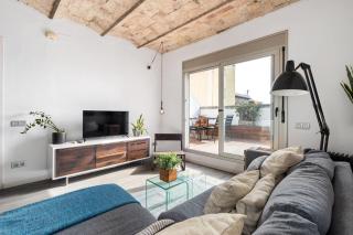 Barcelona Bliss 1br Haven W Terrace In Gracia - Barcelone - 0