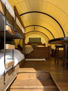 Cozy Covered Wagon for Four on Cape Fear River, Lillington, for Glamping in North Carolina - Lillington - 6