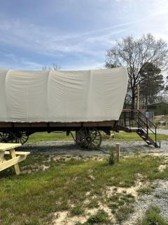 Go Glamping in North Carolina at this Wonderful Riverside Covered Wagon in Lillington - Lillington - 0