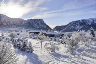 Luxalps- Chalets Inzell- Sauna- Skifahren- Wandern- Natur- Chiemgau Card - Chalet No 8 & 16 mit Hot Pot - 3