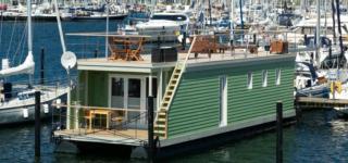 Hausboot Walfisch mit Dachterrasse in Schleswig an der Schlei - Schleswig - 0