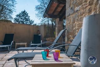 Maison en pierre avec piscine à Barjac, 16 personnes - Barjac - 7
