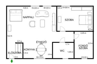 Fresh Garden Wellness apartman 2 em 6 - 6
