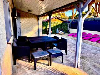 Maison 2ch piscine bord de mer village vacances - Portiragnes - 9