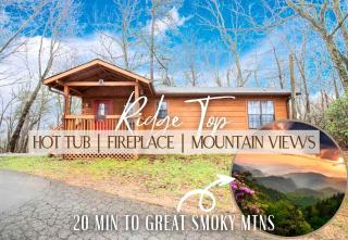 Beautiful Rustic Cabin with Jacuzzi, Covered Porch and Mountain Views in Sevierville, Tennessee - Sevierville - 9