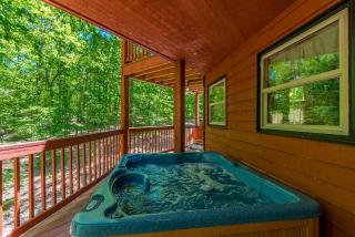 Gorgeous Cabin with Pool Table, Fire Pit and Hot-tub in Cleveland, Georgia - Cleveland - 8
