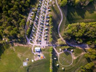 Sensational Tented Cabin Nestled Amidst Trees and Fire Pit Provided in Logan, Ohio - Logan - 1