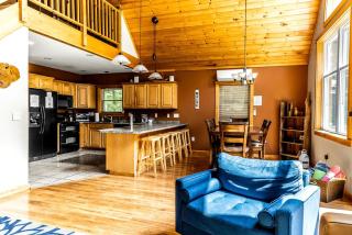Stunning Cabin Surrounded by Trees and Fire Pit Provided in Bowerbank, Maine - 2