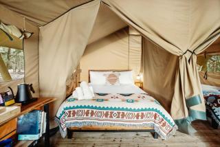 Delightful Safari Tent with Fire Pit and Sauna in North Woodstock, New Hampshire - North Woodstock - 9
