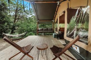 Lakefront Safari Tent with Fire Pit and Sauna in North Woodstock, New Hampshire - 9